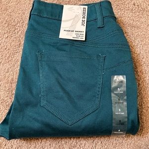 Junior’s Size 9 Dark Teal Skinny Leg Jeans